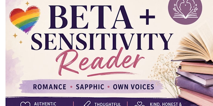 be your lgbtq disability sensitivity reader and romance beta reader