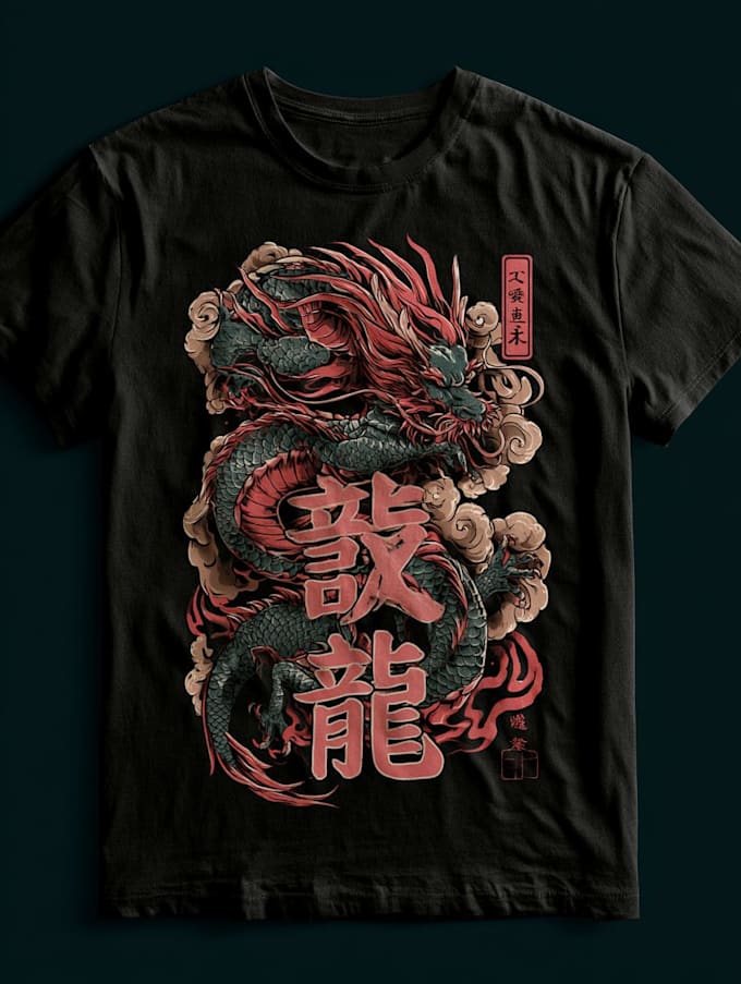 japanese t shirt illustration