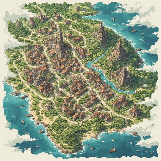 create your fantasy city map