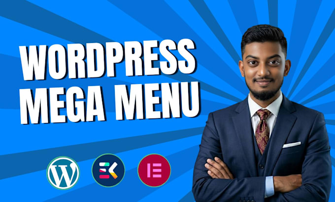 create wordpress elementor header footer and mega menu