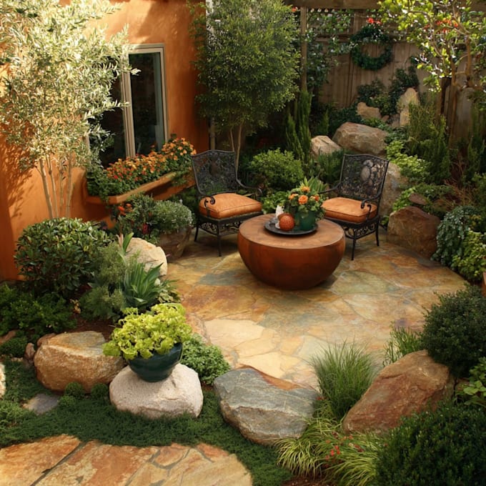 landscape design garden outdoor backyard, pool uae based