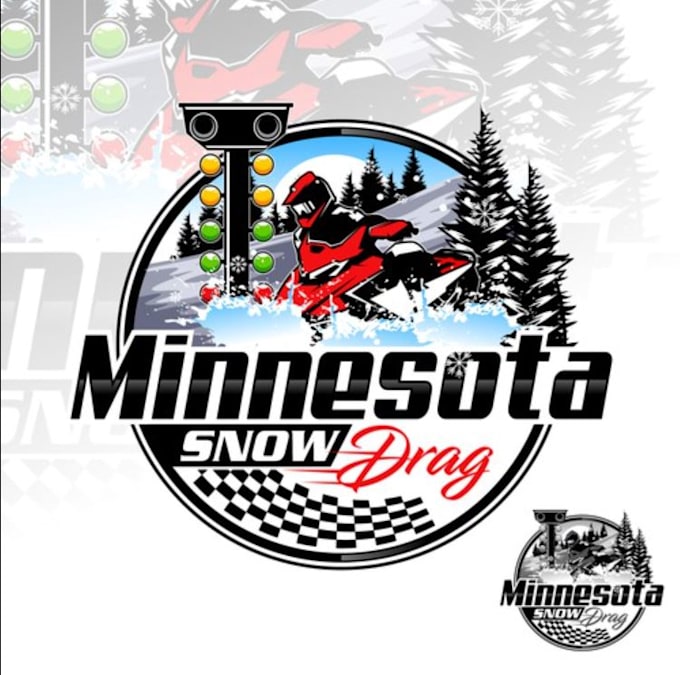 design dynamic looking snowmobile club logo
