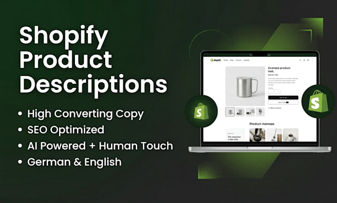 write high converting shopify product descriptions