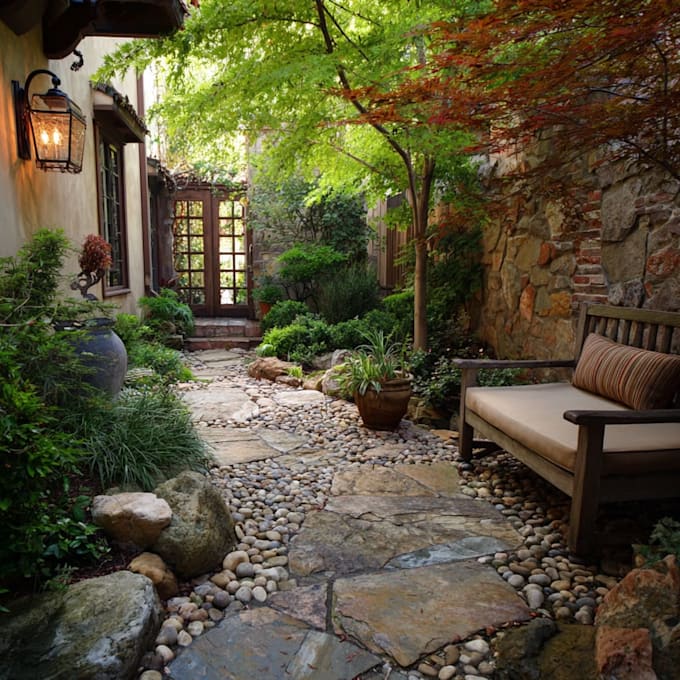 do landscape design garden patio pool pergola for frontyard and backyard