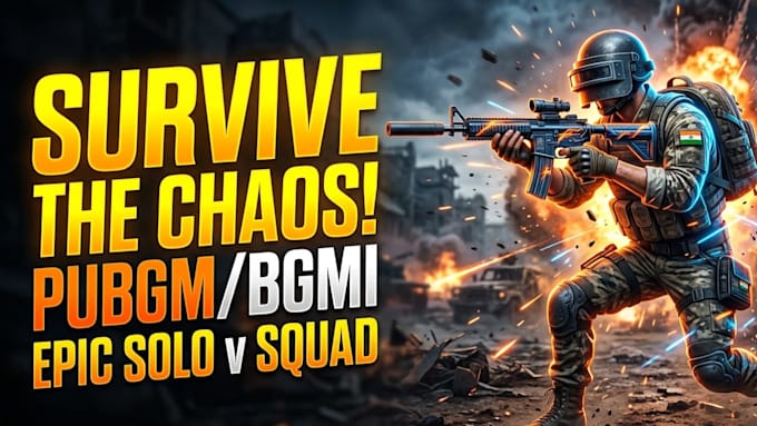 design attractive gaming youtube thumbnails
