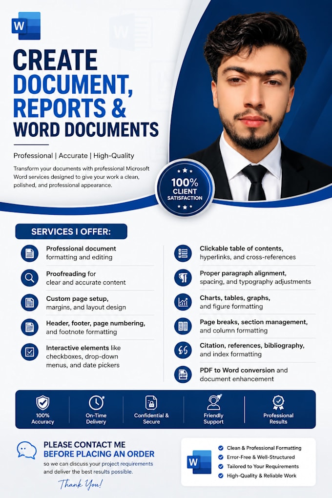 create document, reports and word documents
