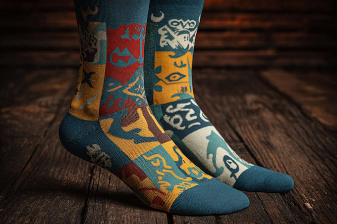 design custom and unique socks design