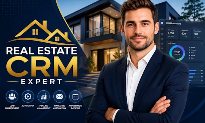 build gohighlevel real estate CRM funnel automation