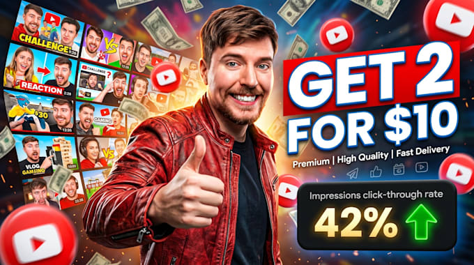 design viral youtube thumbnails that boost CTR