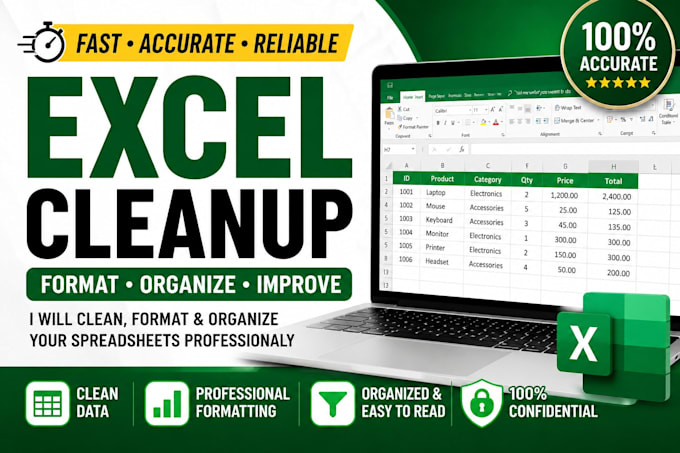fix messy excel spreadsheets fast
