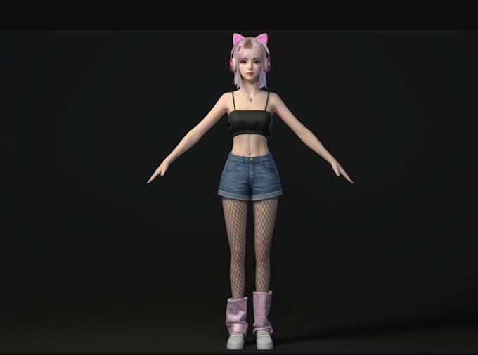 hyper real 3d virtual human,web,app,glb ai character,readyplayer me avatar model