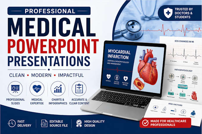 create professional medical powerpoint presentations and PDF notes