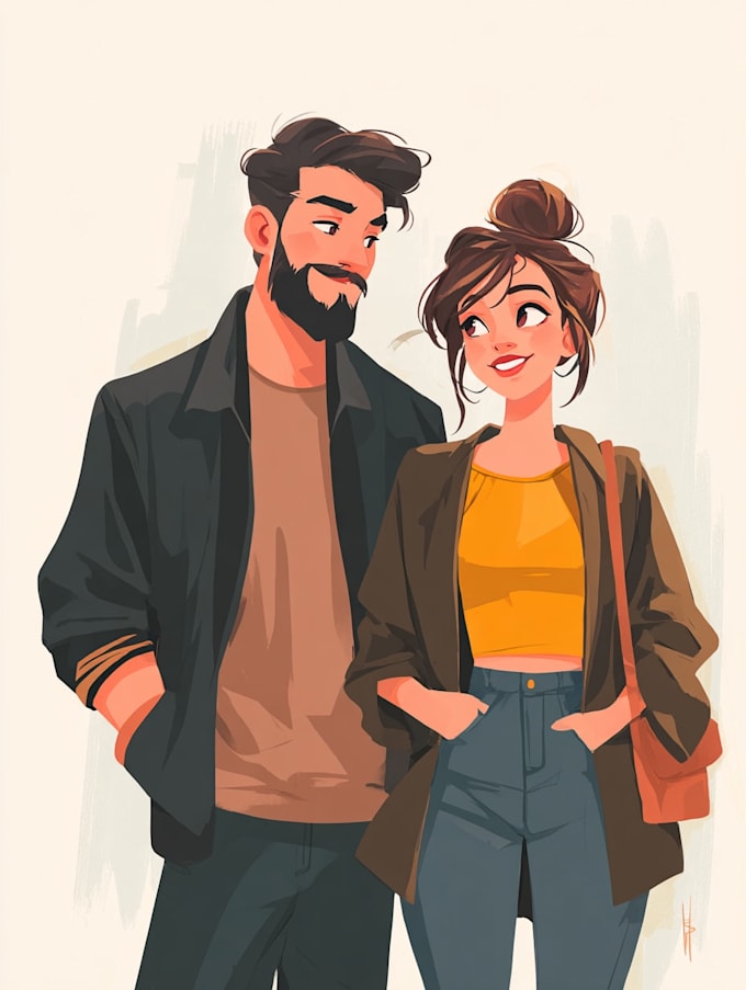 draw you an anime art style characters