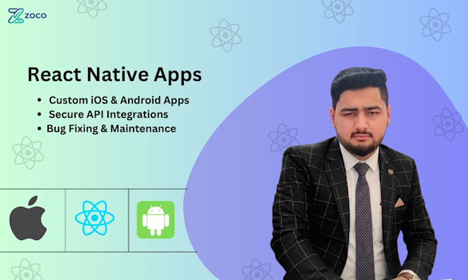 develop react native mobile apps with custom api integration