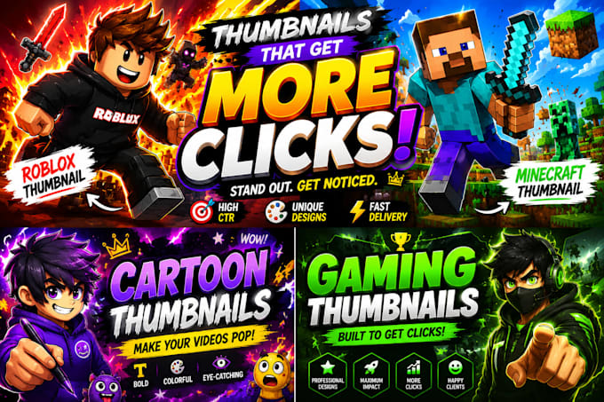 do roblox game thumbnail cartoon thumbnail minecraft gaming thumbnail miniature