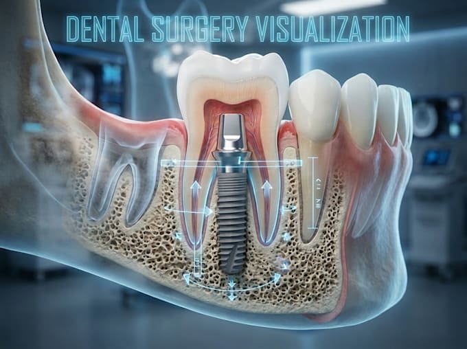 design high quality dental surgical 3d animations