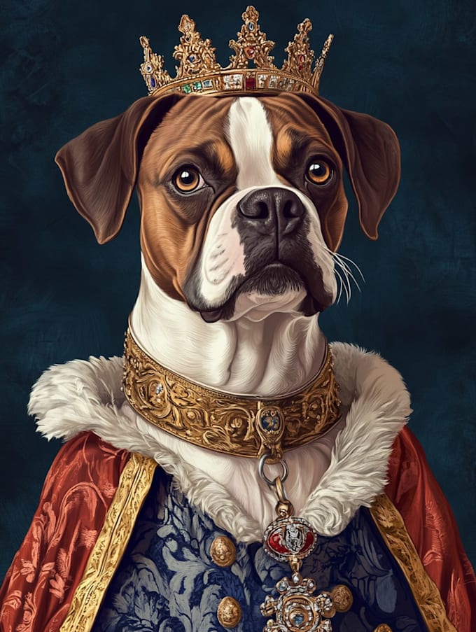 custom pet portrait, dog portrait, cat portrait