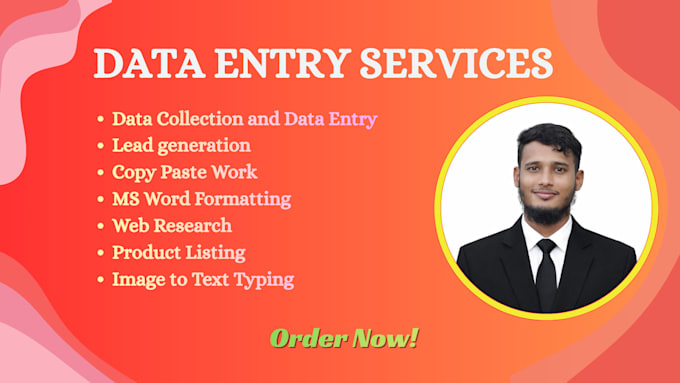 accurate data entry and lead generation