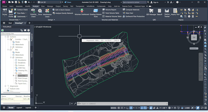 design roads in autocad civil 3d