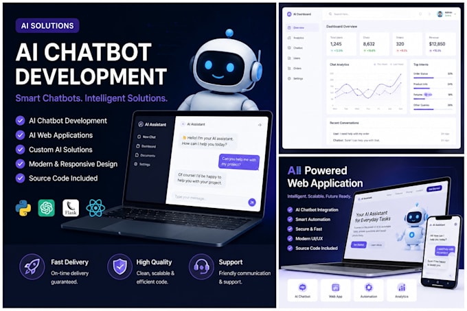 build ai chatbot and ai web application