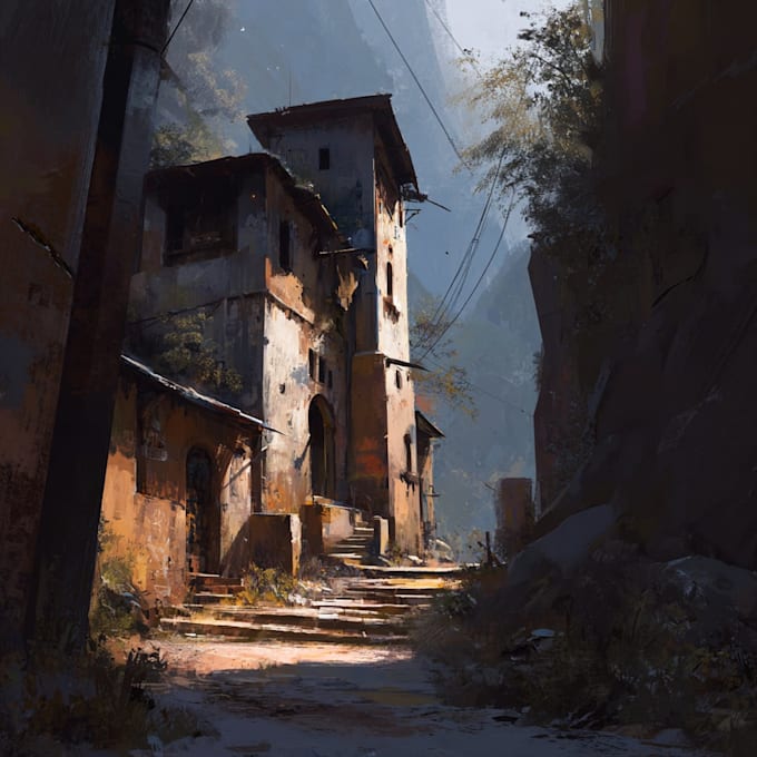 design environment concept art and fantasy backgrounds