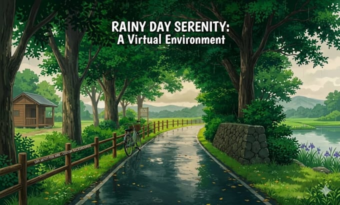 draw anime environment illustration and fantasy scenes