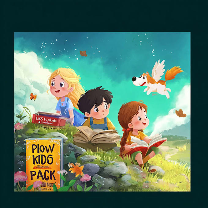 create beautiful childrens book covers with creative