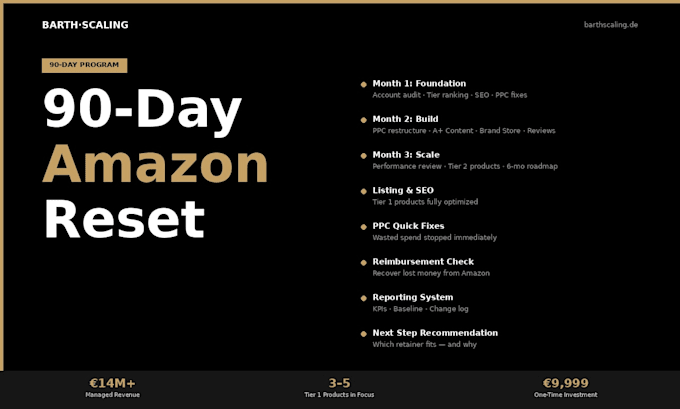 reset and rebuild your amazon channel in 90 days