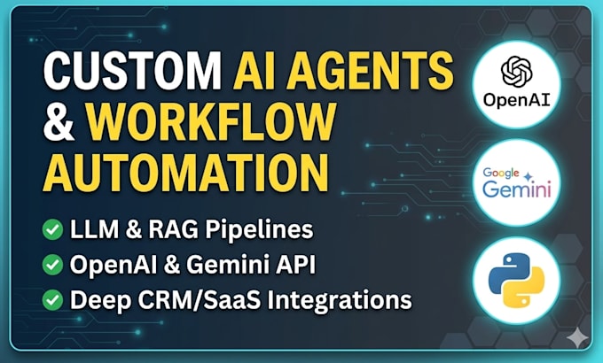 build autonomous ai agents and custom llm workflows