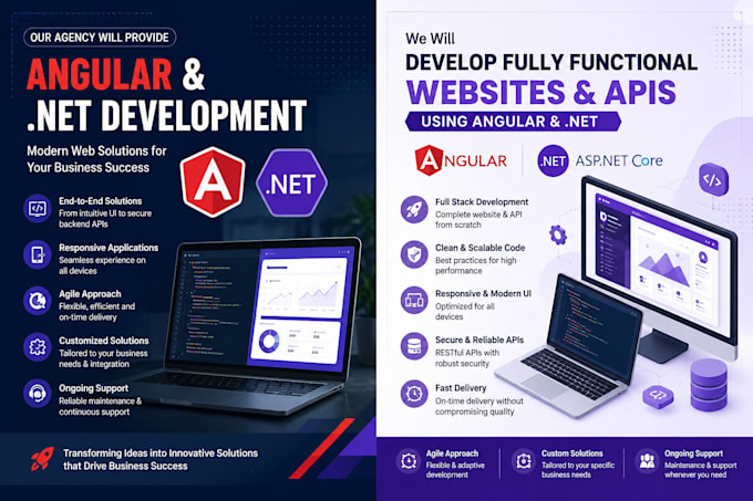 create full stack applications with angular and dotnet