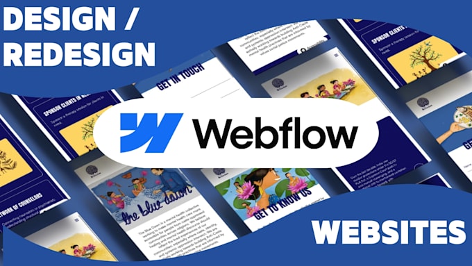 design or redesign your website on webflow