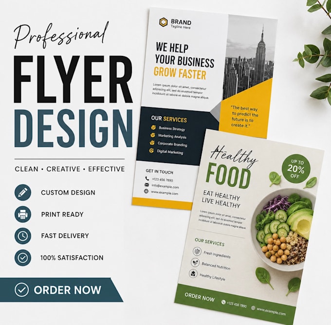 design flyers in canva