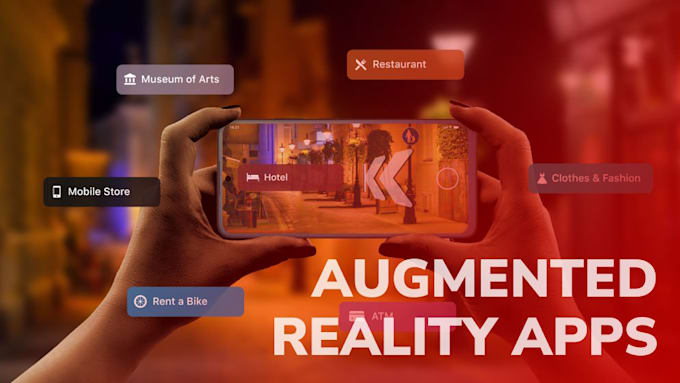 develop augmented reality ar app and game using unity3d, webar or other ar platf