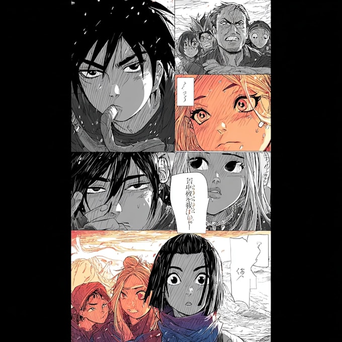 create dynamic comic book pages and cinematic cover design
