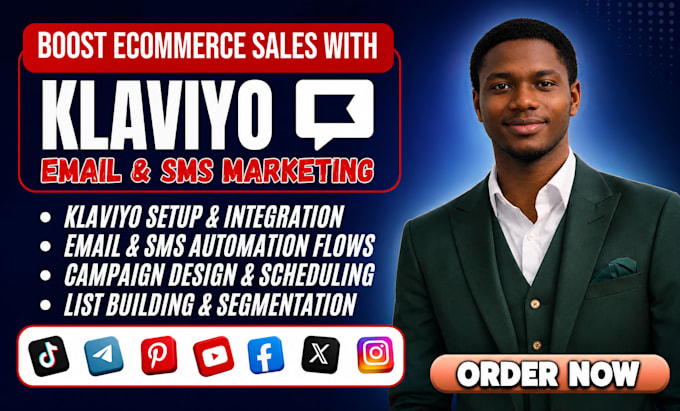 setup klaviyo email marketing, klaviyo flows and klaviyo shopify