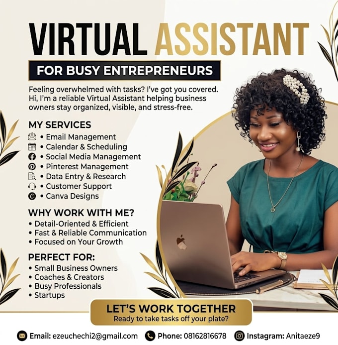 be your executive virtual assistant