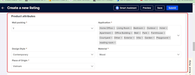 improve alibaba listing score and SEO