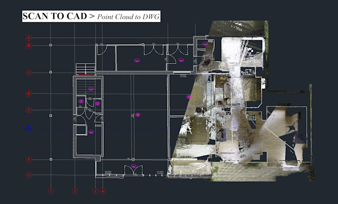 convert point cloud data into accurate cad drawings