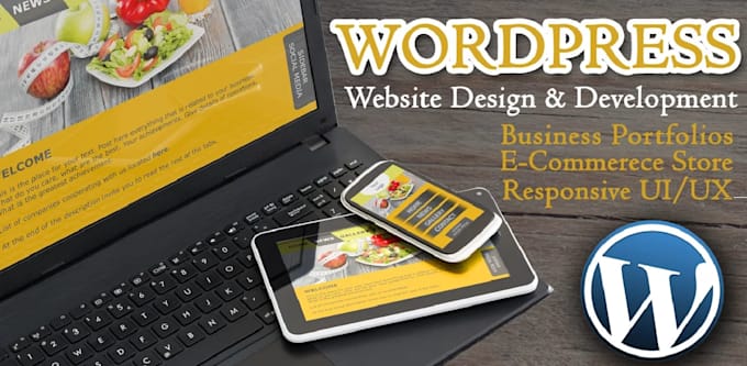 design and create reponsive optimized wordpress website