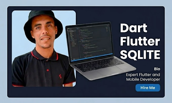 build a flutter android app with sqlite offline database for you