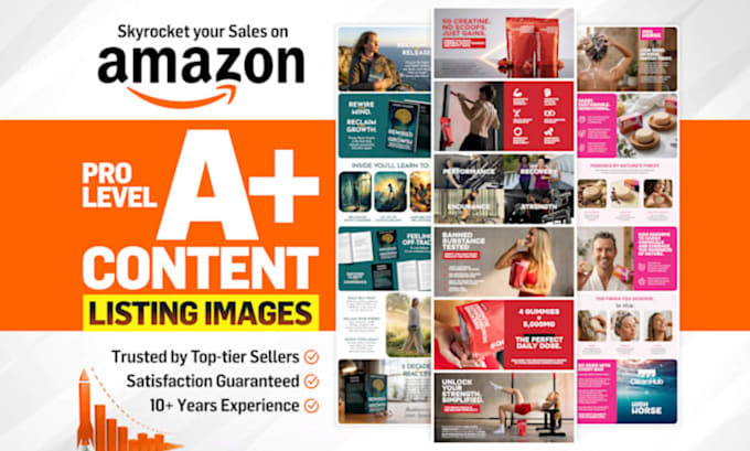 design amazon a plus content and listing images