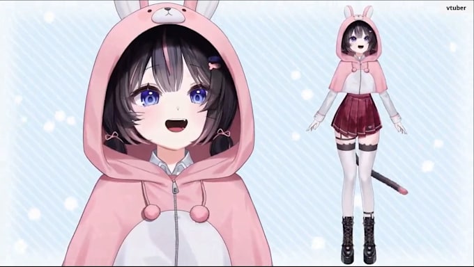 design and rigging vtuber character live2d for vtuber studio and streaming