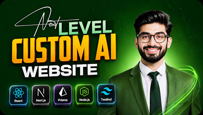 build custom ai websites, ai saas, and ai software