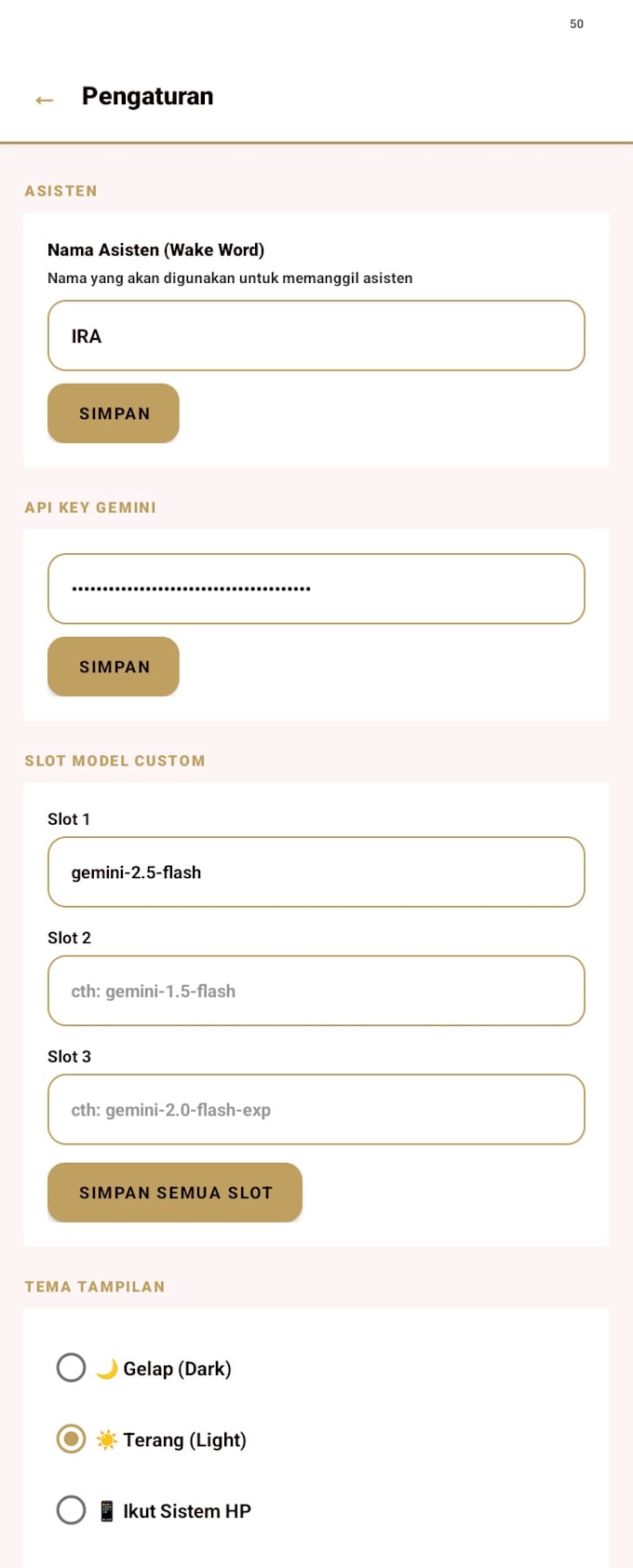 build android ai application with custom llm API integration