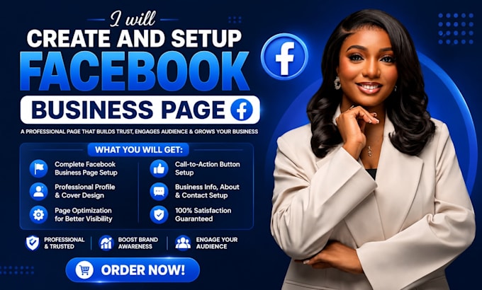 create and setup facebook business page