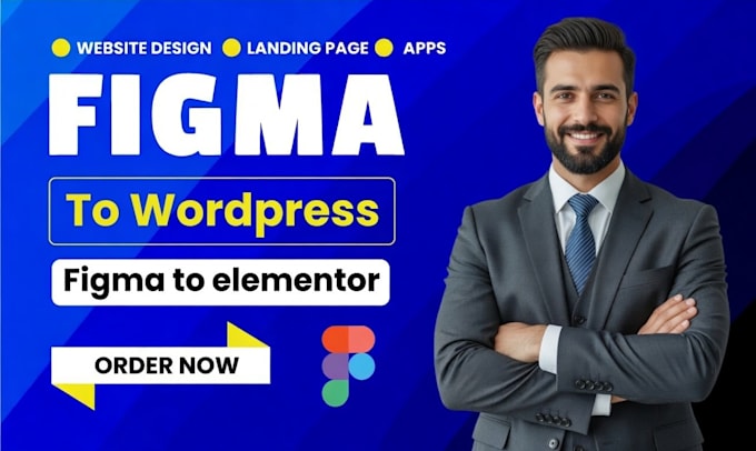 convert figma to wordpress, PSD to wordpress, figma to elementor or acf, divi