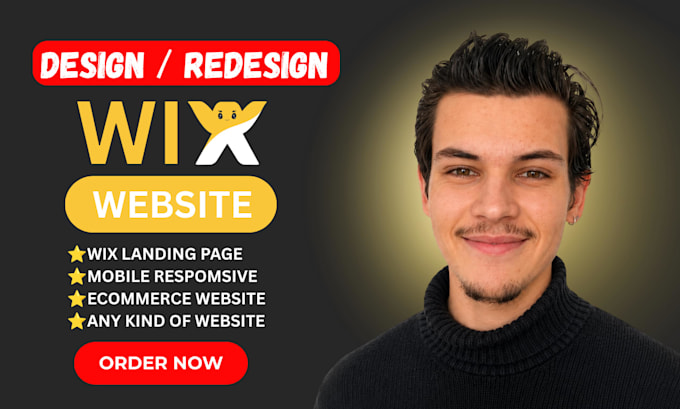 design, redesign and develop professional wix business website, wix development