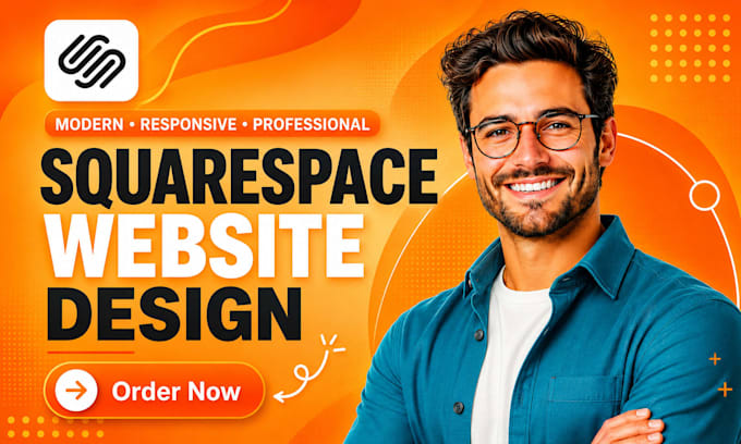 do modern squarespace website design or redesign, website development