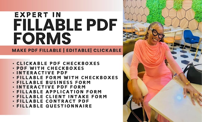 create fillable business form, client intake form, interactive application PDF