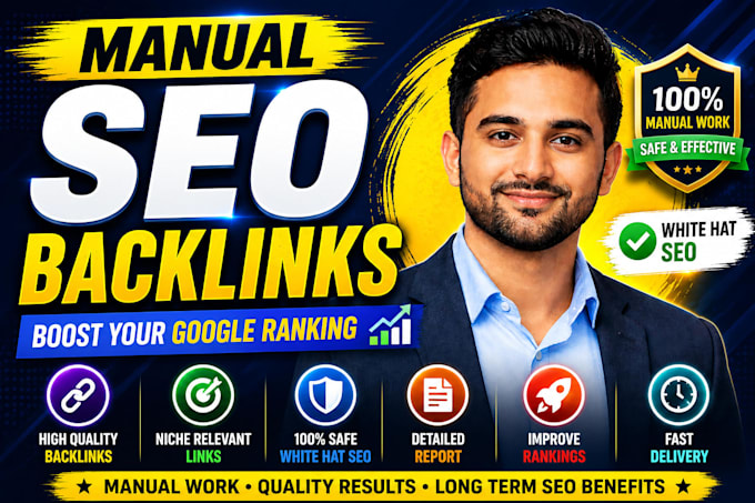 build manual safe white hat SEO backlinks for google ranking